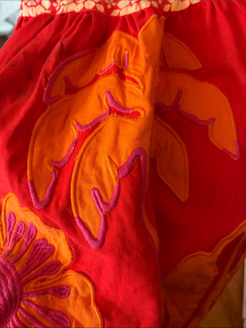 Farm Rio Sunset Patchwork Maxi Dress - Flawed - please read - Picture 15 of 16